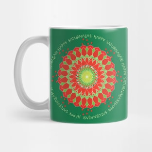 Happy Saturnalia Mandala Mug